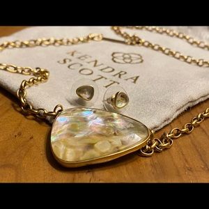 Kendra Scott Necklace and Earring Set